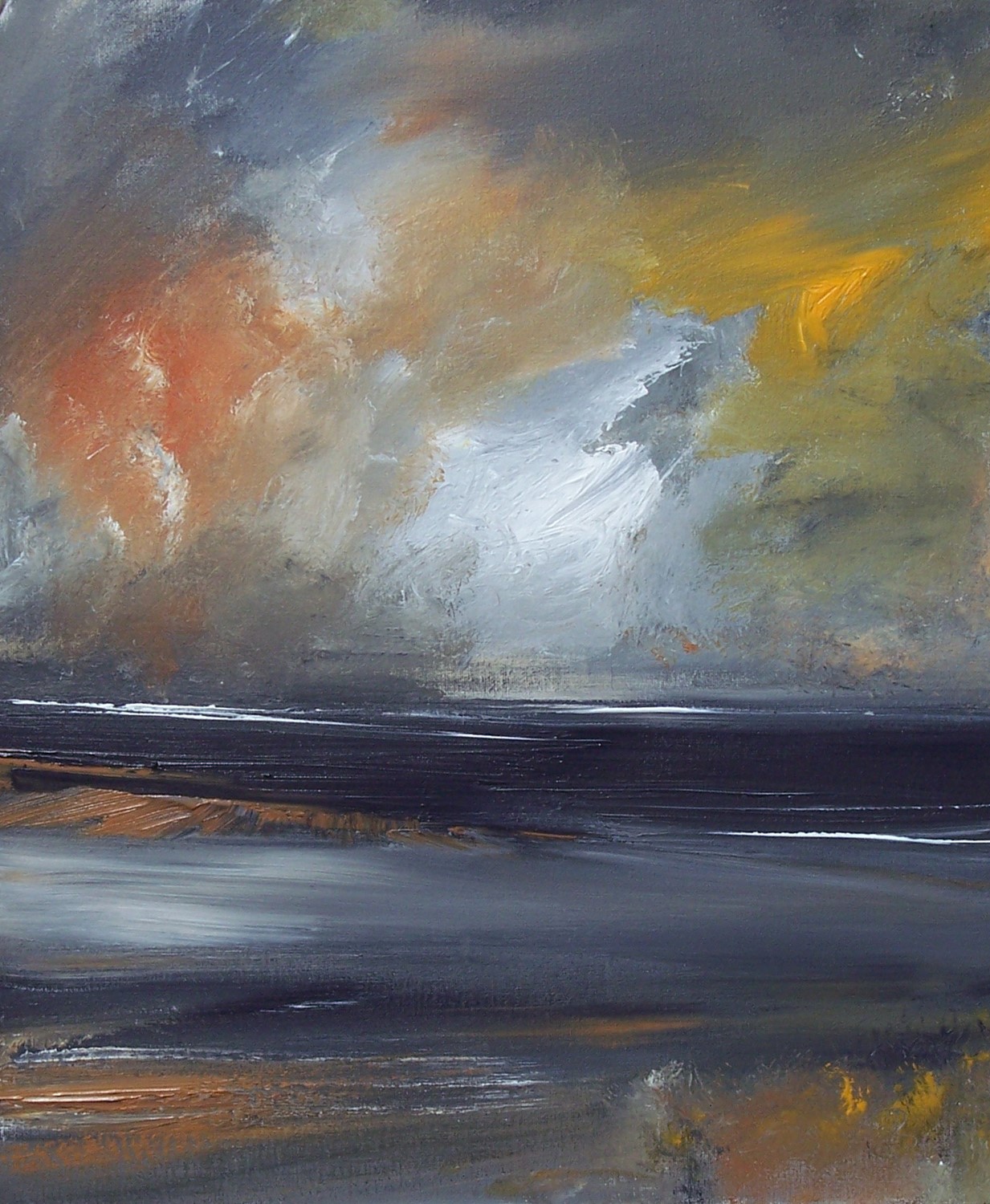 'Brooding storms' by artist Rosanne Barr